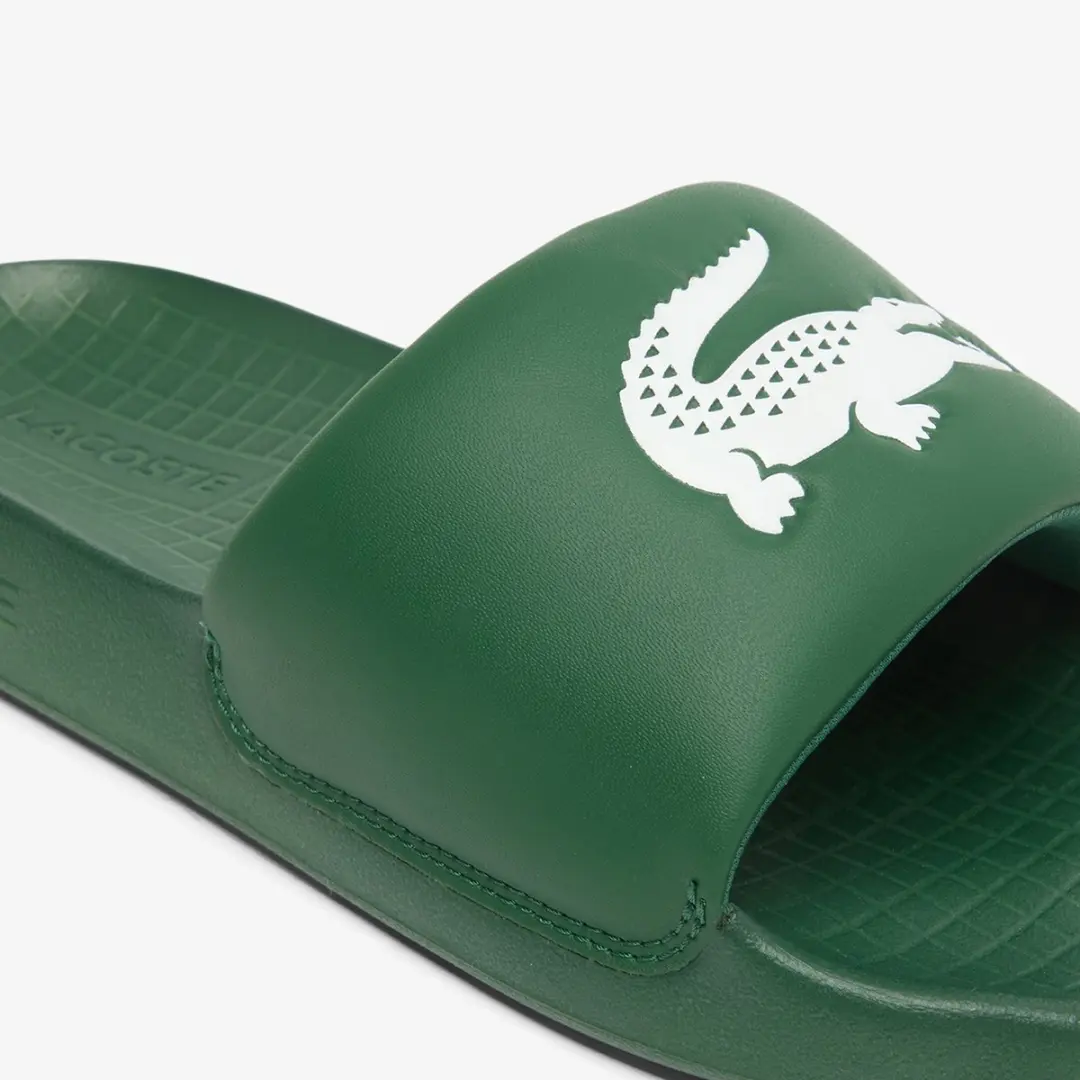 Lacoste Serve Slide 1.0 126 1 CMA DK GRN/WHT Slippers - 46 - afbeelding 6 van 6