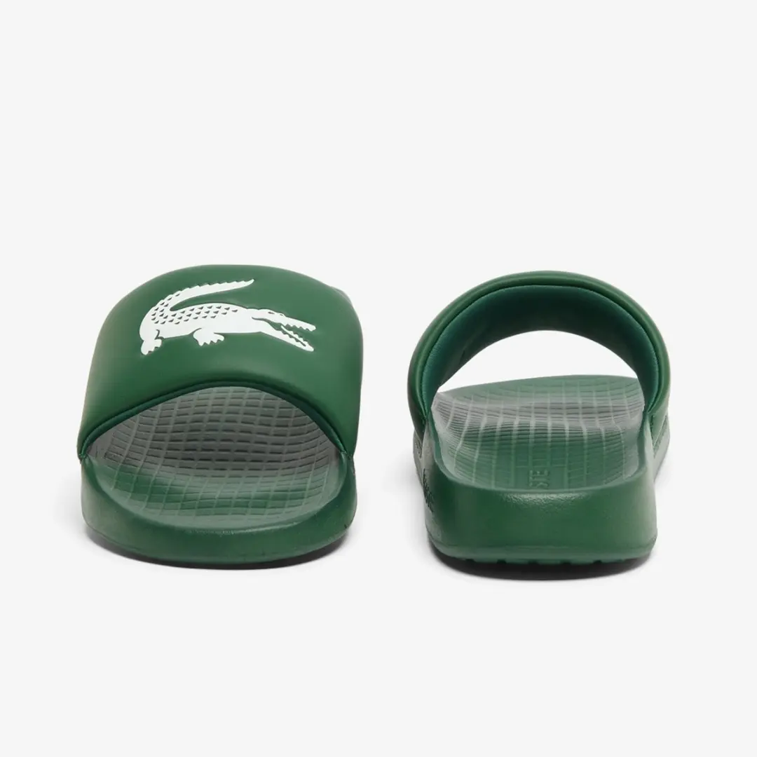 Lacoste Serve Slide 1.0 126 1 CMA DK GRN/WHT Slippers - 46 - afbeelding 5 van 6
