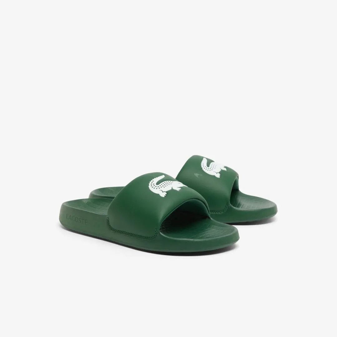 Lacoste Serve Slide 1.0 126 1 CMA DK GRN/WHT Slippers - 46 - afbeelding 3 van 6