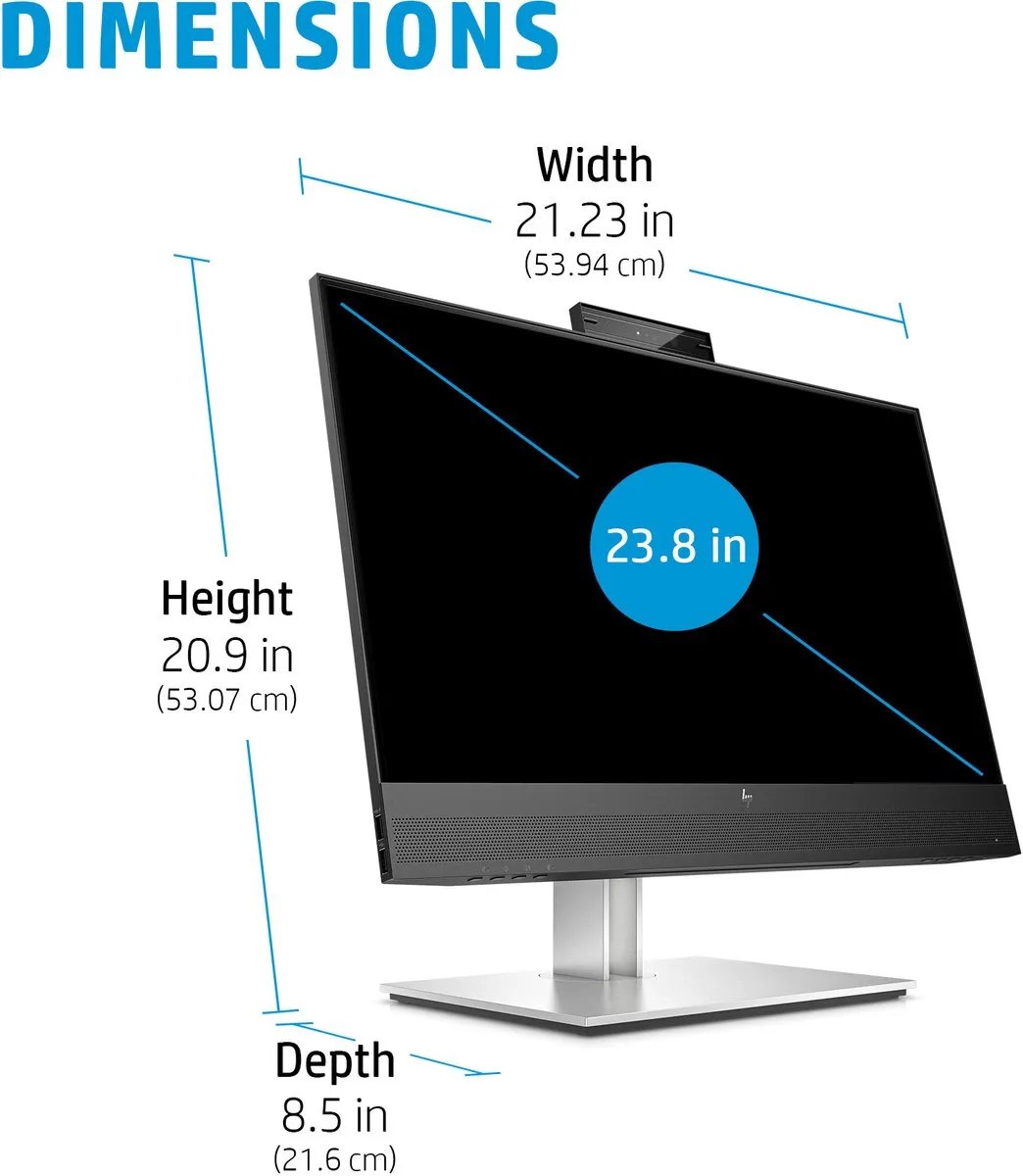HP E24mv G4 Webcammonitor 24 inch
