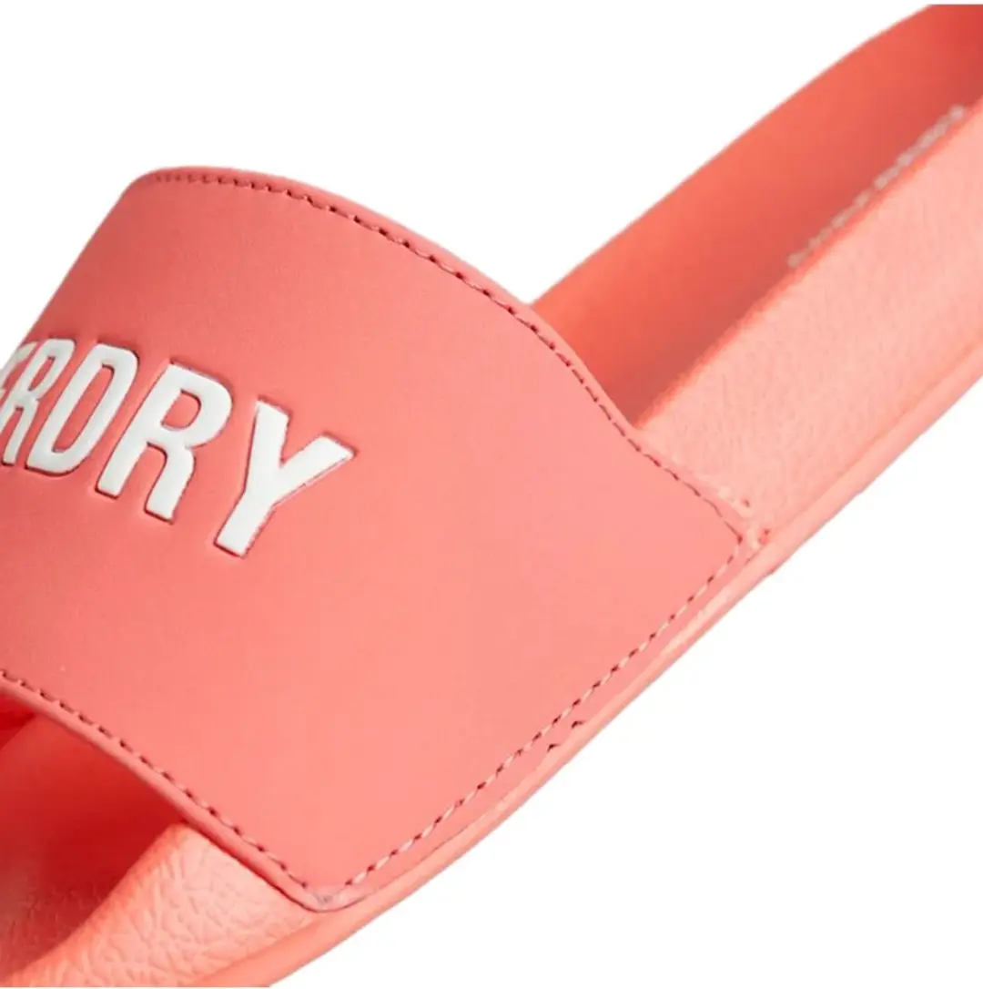 Superdry Destination Pool Slippers Dames - 40/41 - Peach Amber Pink - afbeelding 4 van 6