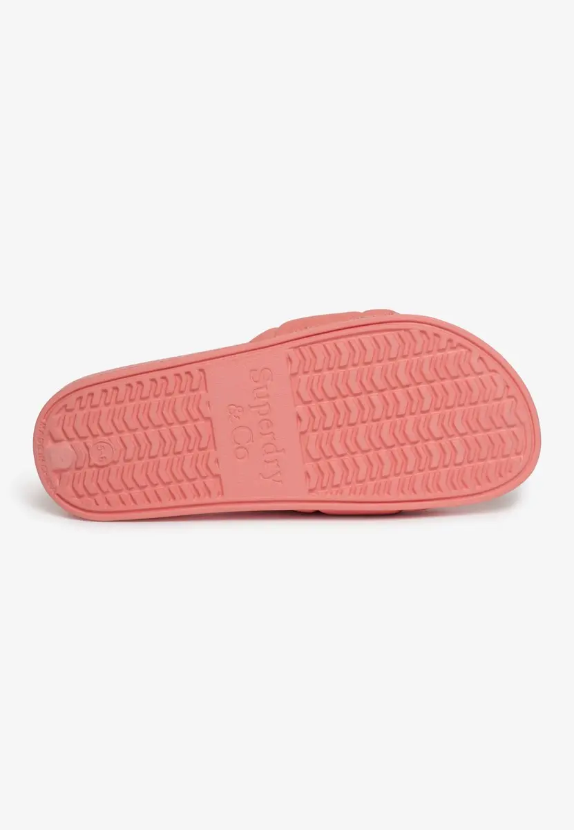 Superdry Destination Pool Slippers Dames - 40/41 - Peach Amber Pink - afbeelding 2 van 6