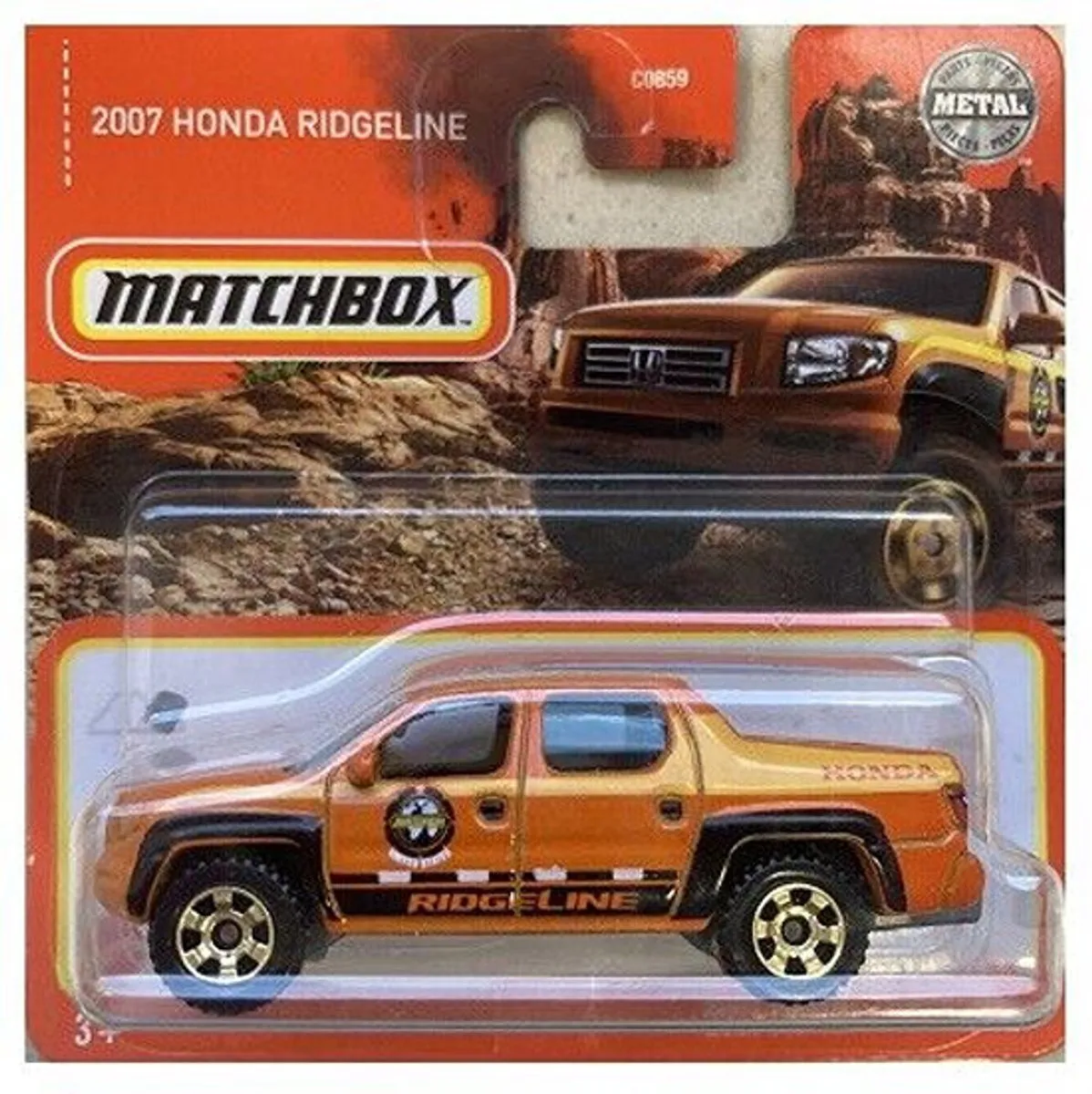 Hot Wheels Honda Ridgeline 2007 Bronzen/Orange HFT17-LA10