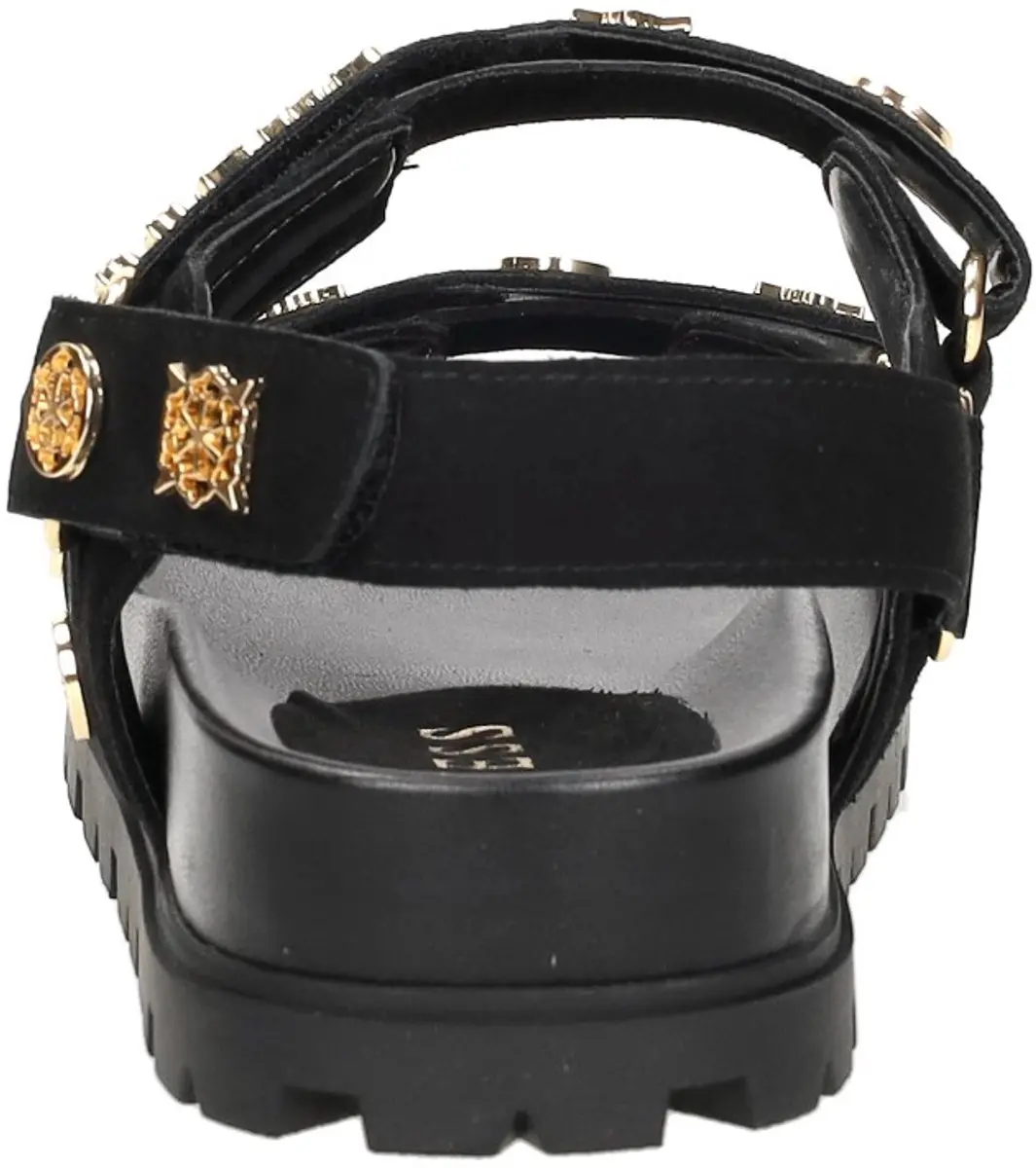 Guess Florizi Sandalen Plat - zwart - Maat 40 - afbeelding 5 van 6