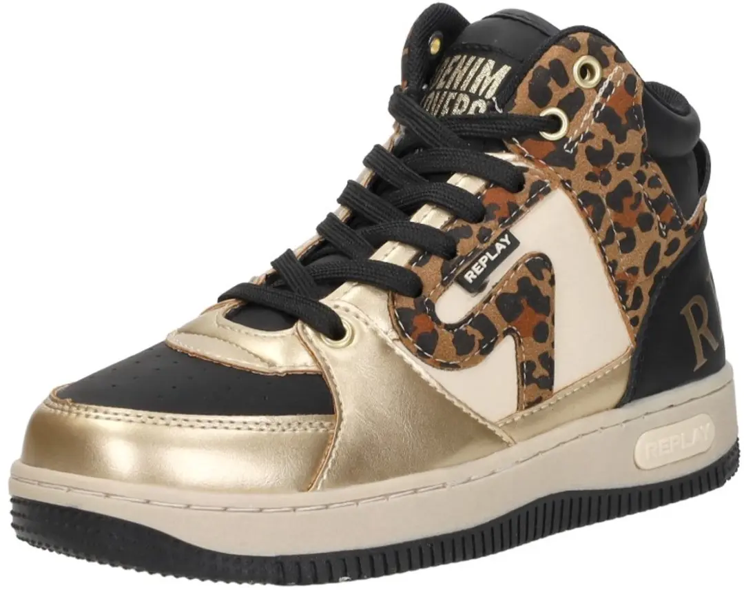 Replay Epic JR 6 Sneakers Hoog - Zwart - Maat 30 - afbeelding 4 van 6