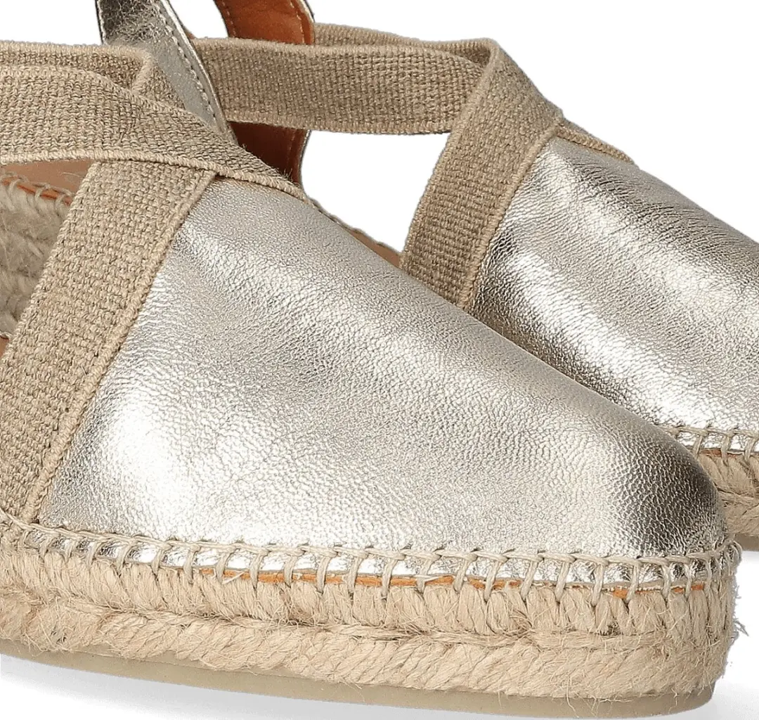 Toni Pons Tossa Dames Espadrilles - Goud - Maat 35 - afbeelding 5 van 6