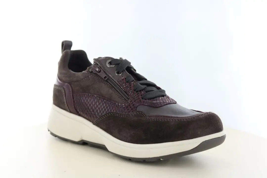 Xsensible Grenoble Dames Veterschoenen - Donkerbruin - Maat 39