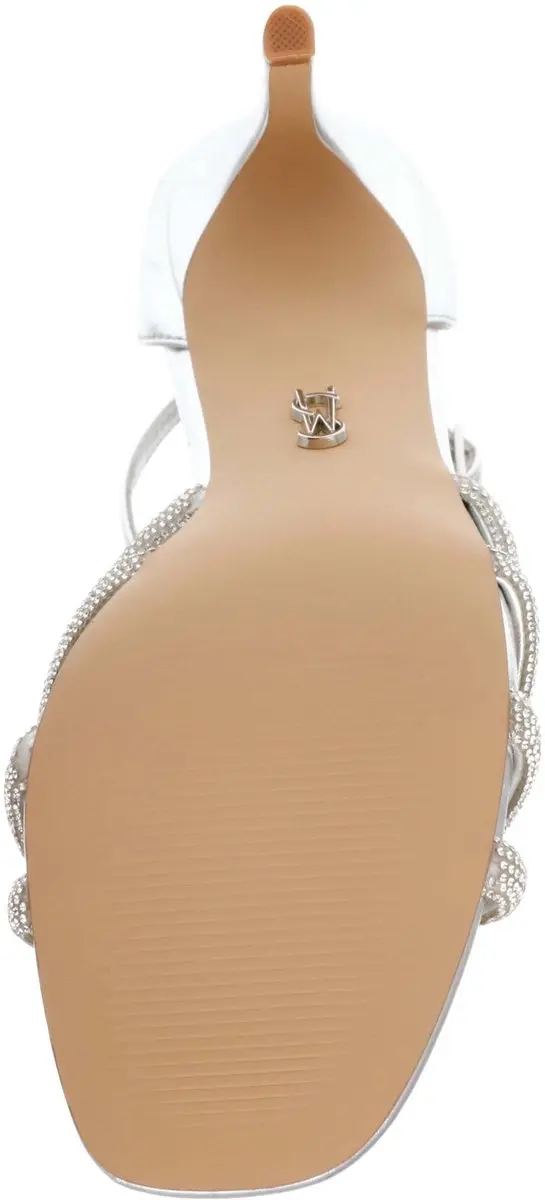 Steve Madden Redazzle Dames Sandalen - 41 - Zilver - afbeelding 3 van 6