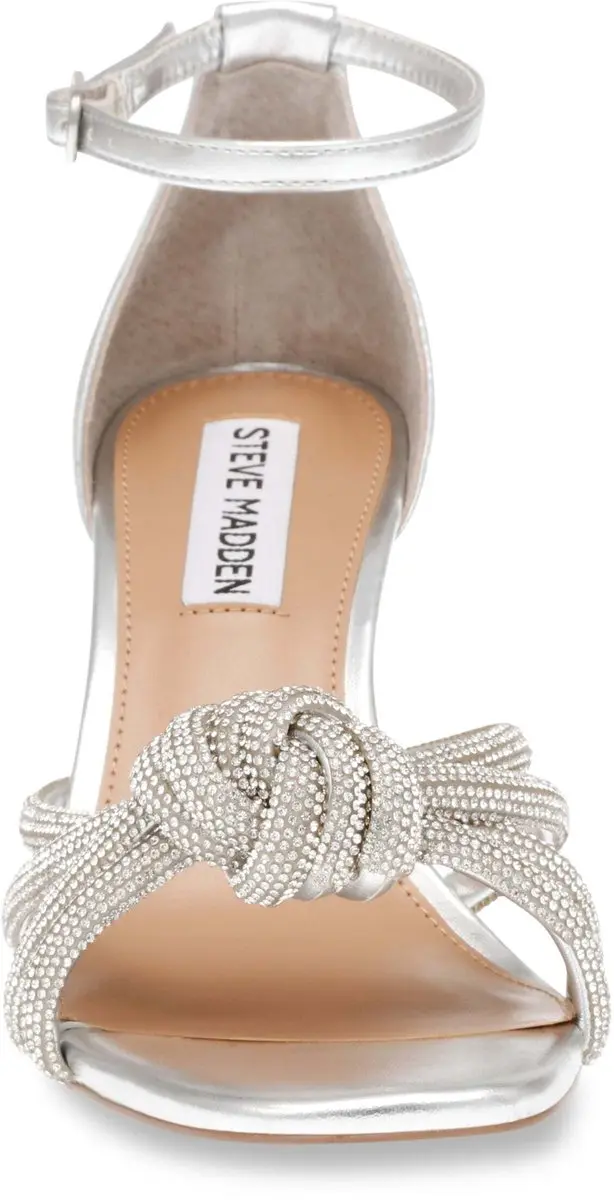Steve Madden Redazzle Dames Sandalen - 41 - Zilver - afbeelding 4 van 6
