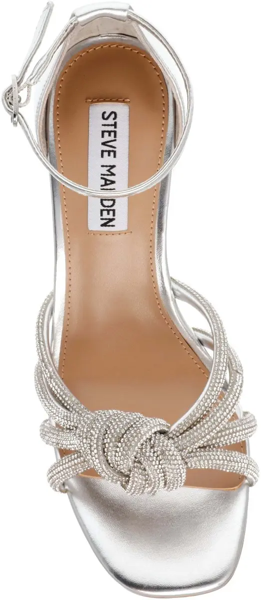 Steve Madden Redazzle Dames Sandalen - 41 - Zilver - afbeelding 2 van 6
