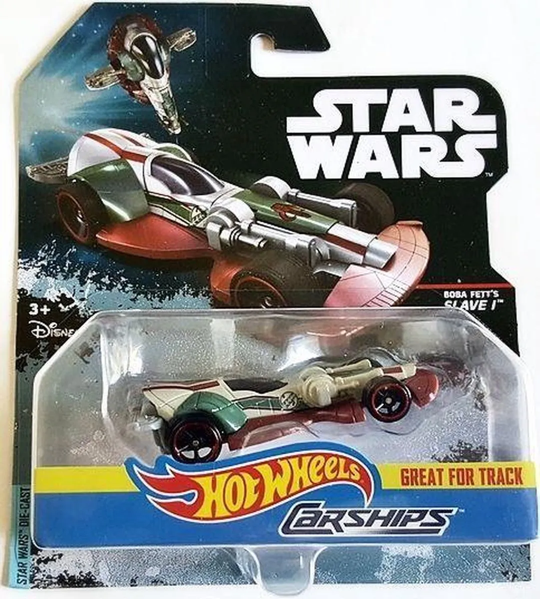 Hot Wheels Star Wars Carships Boba Fett's Slave 1