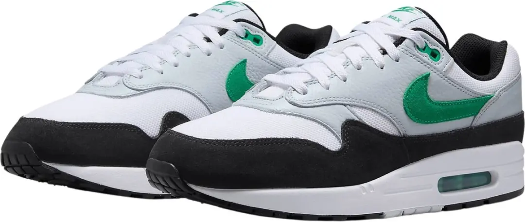 Nike Air Max 1 White Black Stadium Green