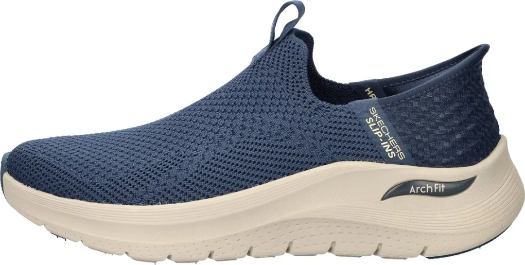 Skechers Hands Free Slip-Ins Arch Fit Crayn Heren Instapschoen - Blauw 44 - afbeelding 3 van 6