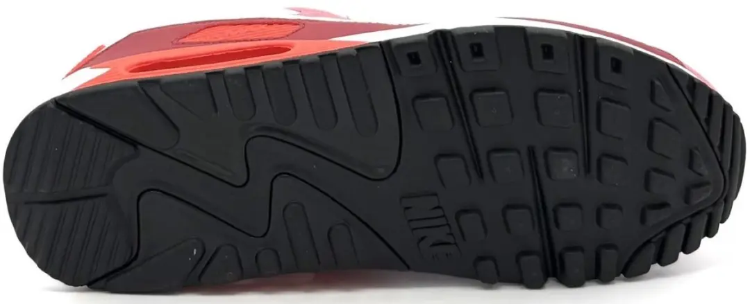 Nike Air Max 90 Sneakers - Heren 46 - Wit/Rood/Roz - afbeelding 4 van 6