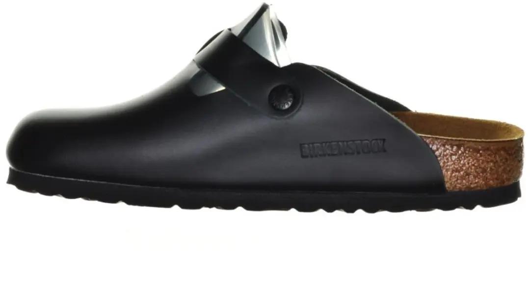 Birkenstock Boston Slipper - Maat 41 - Zwart - afbeelding 3 van 6