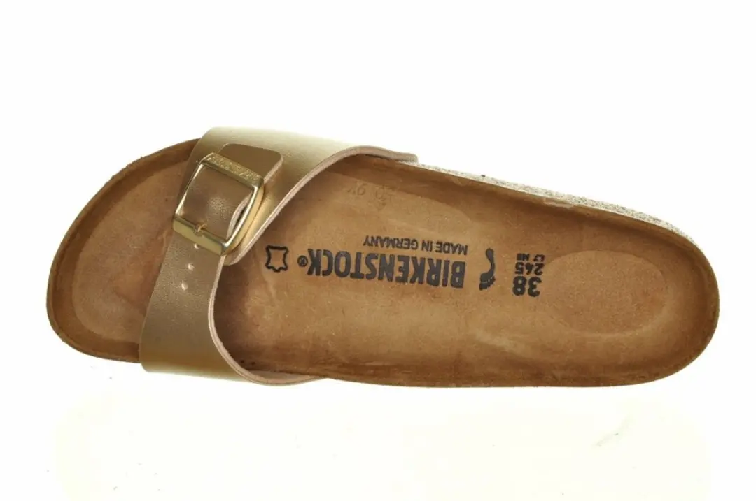 Birkenstock Madrid BF Gold Dames Slippers - Maat 38 - afbeelding 3 van 6