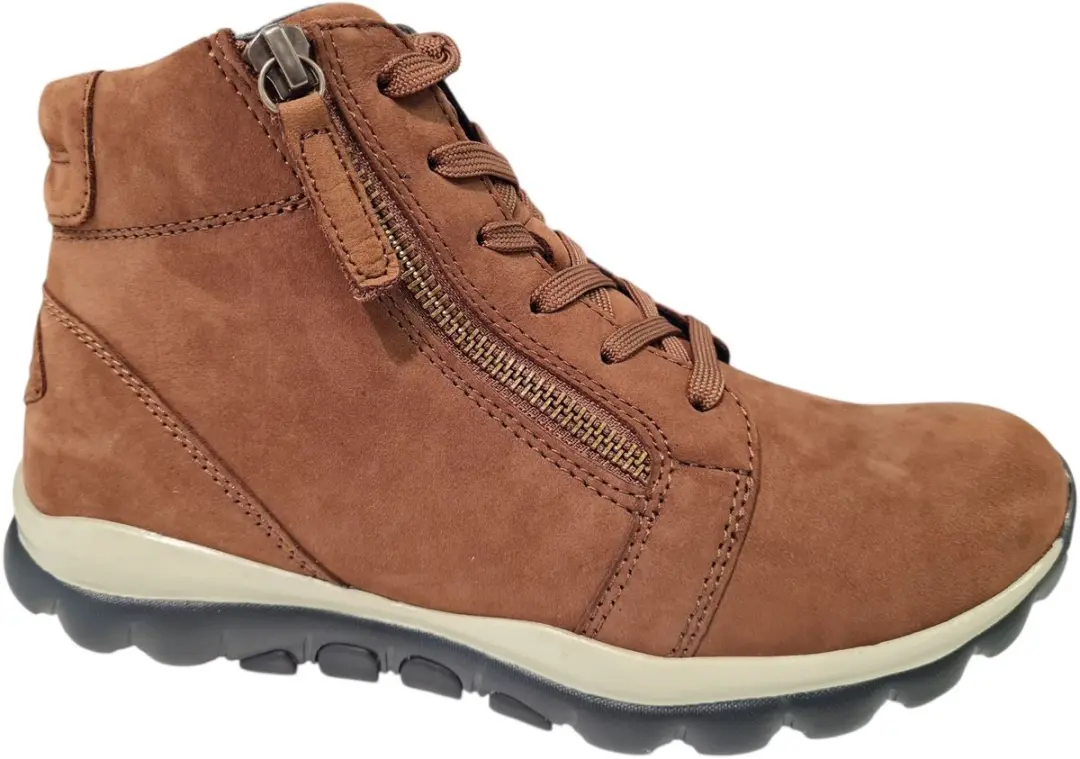 Gabor Rollingsoft Bruine Dames Veterschoenen