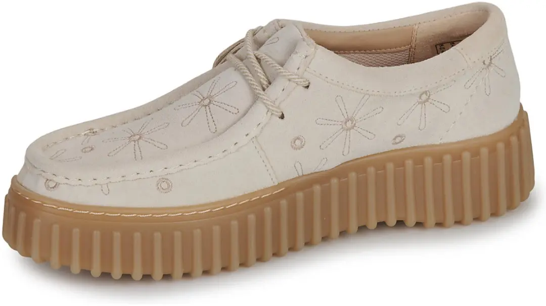 Clarks Dames Veterschoenen Torhill Bee 26186297 - Offwhite 41 - afbeelding 6 van 6