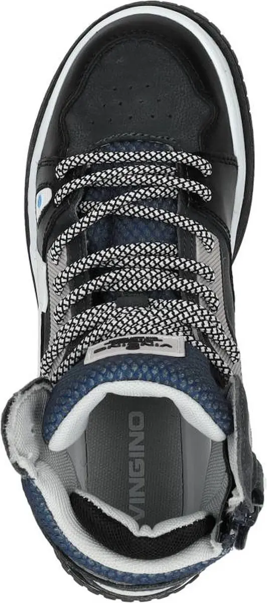 Vingino Joshua Mid Hoge Sneakers - Blauw - Maat 32 - afbeelding 6 van 6