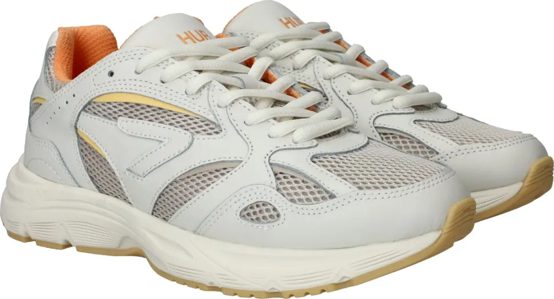 Hub Shift Dames Leren Sneakers - Wit - Maat 37 - afbeelding 4 van 6