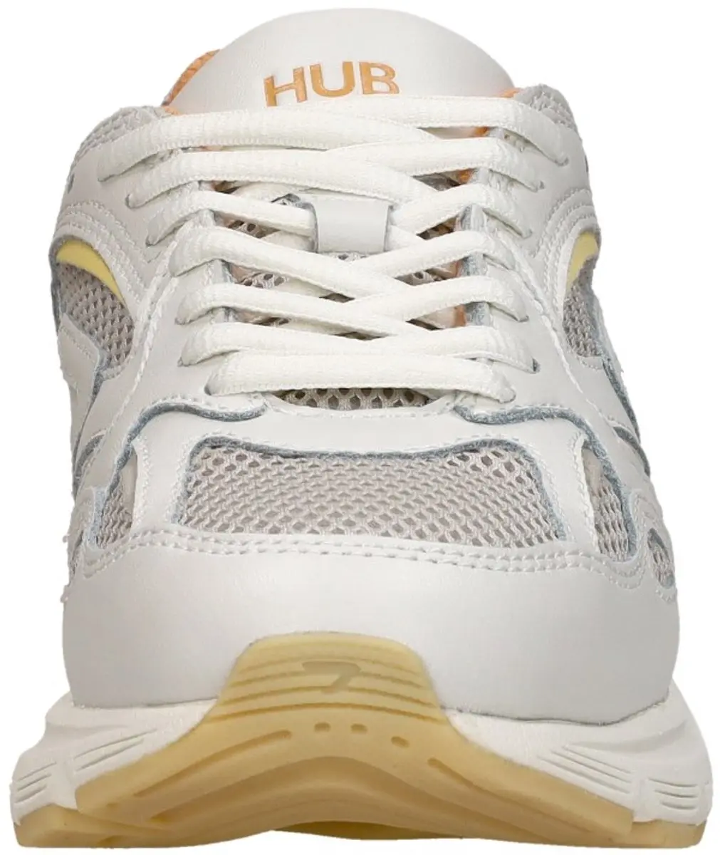 Hub Shift Dames Leren Sneakers - Wit - Maat 37 - afbeelding 3 van 6