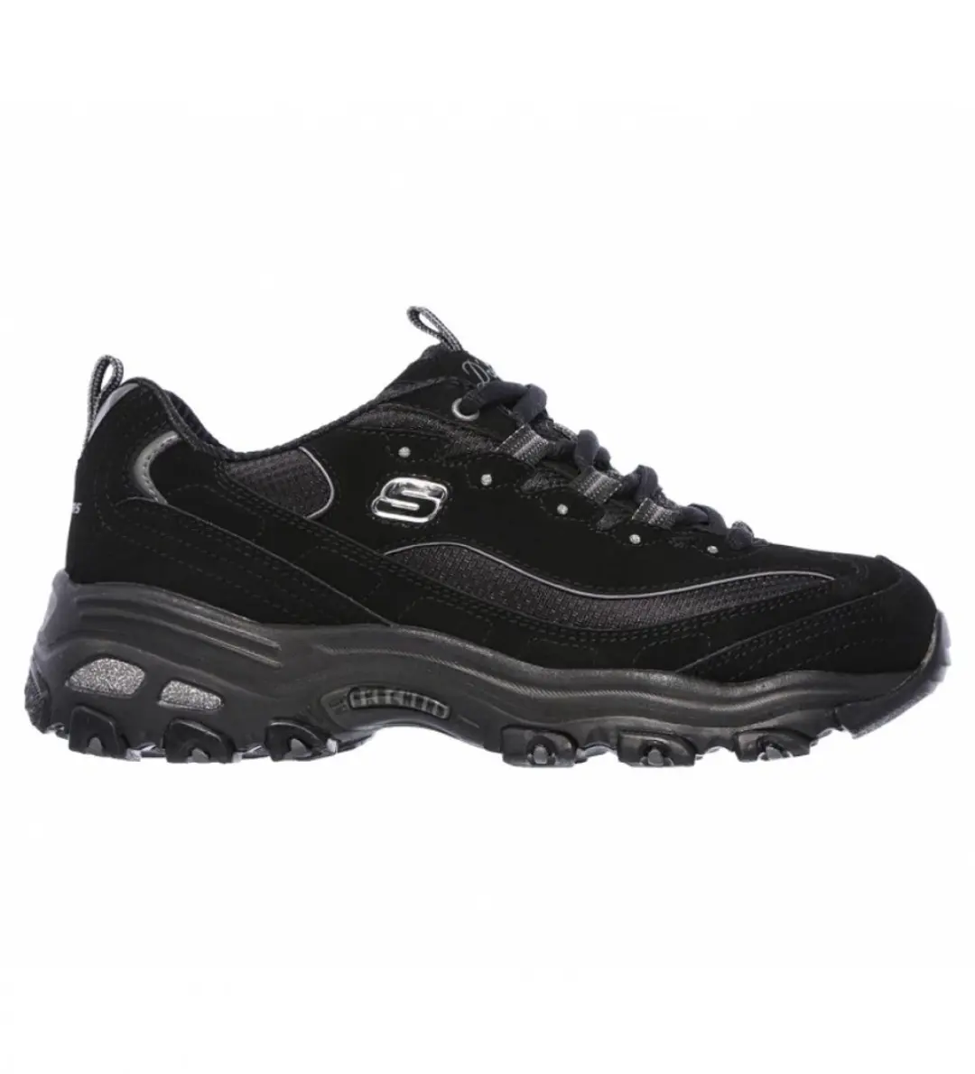 Skechers D Lites Biggest Fan 11930-BBK, Vrouwen, Zwart, Sneakers, maat: 35,5