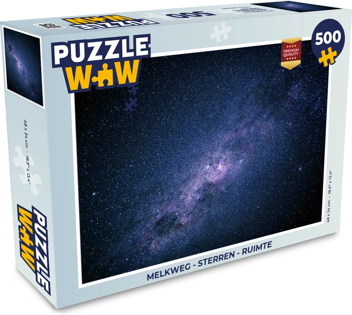 PuzzleWow Melkweg Puzzel 500 Stuks - Multicolor