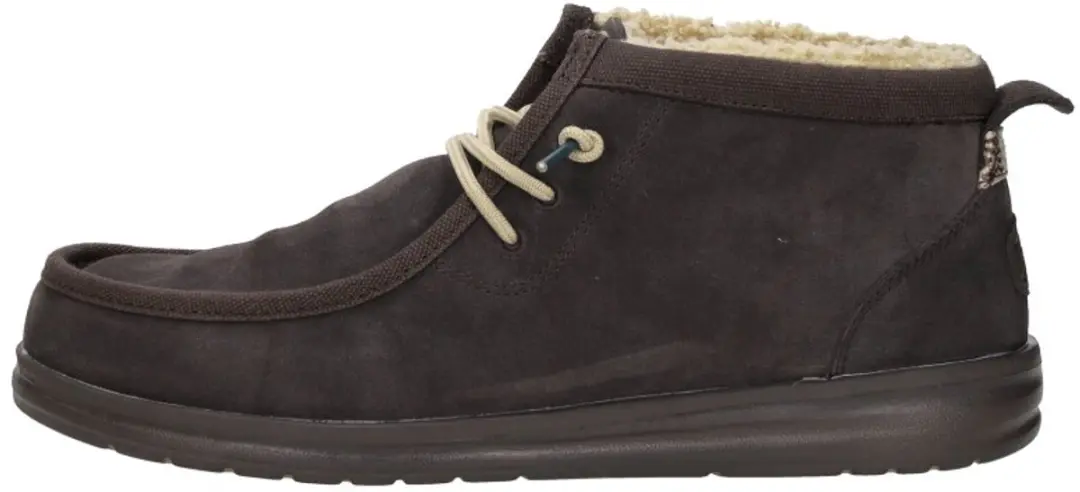 HEYDUDE Wally Mid GripR Warmth Heren Instappers - Mole Brown - afbeelding 2 van 6