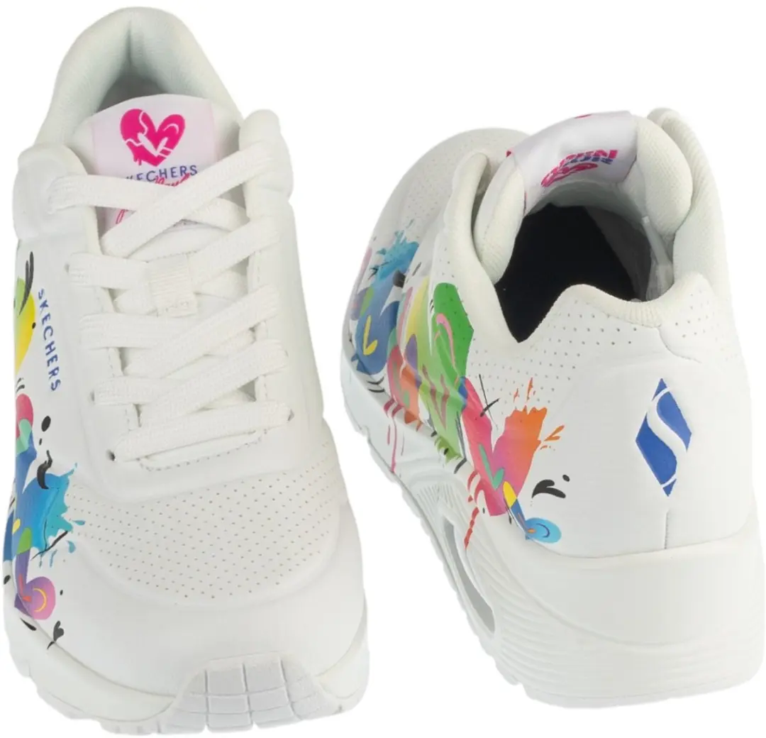 Skechers Uno Jason Naylor Vrouwen Sneakers 36.5 - Wit - afbeelding 5 van 5