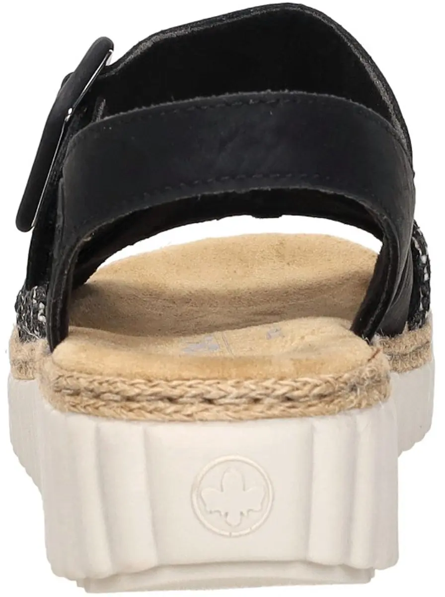 Rieker 69260 Sandalen - Zwart - Maat 39 - afbeelding 6 van 6