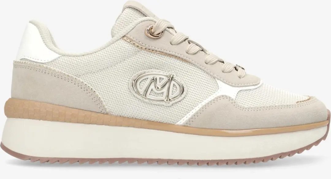 Mexx Romance Pipa Sneaker Sand - Maat 41 - afbeelding 3 van 6