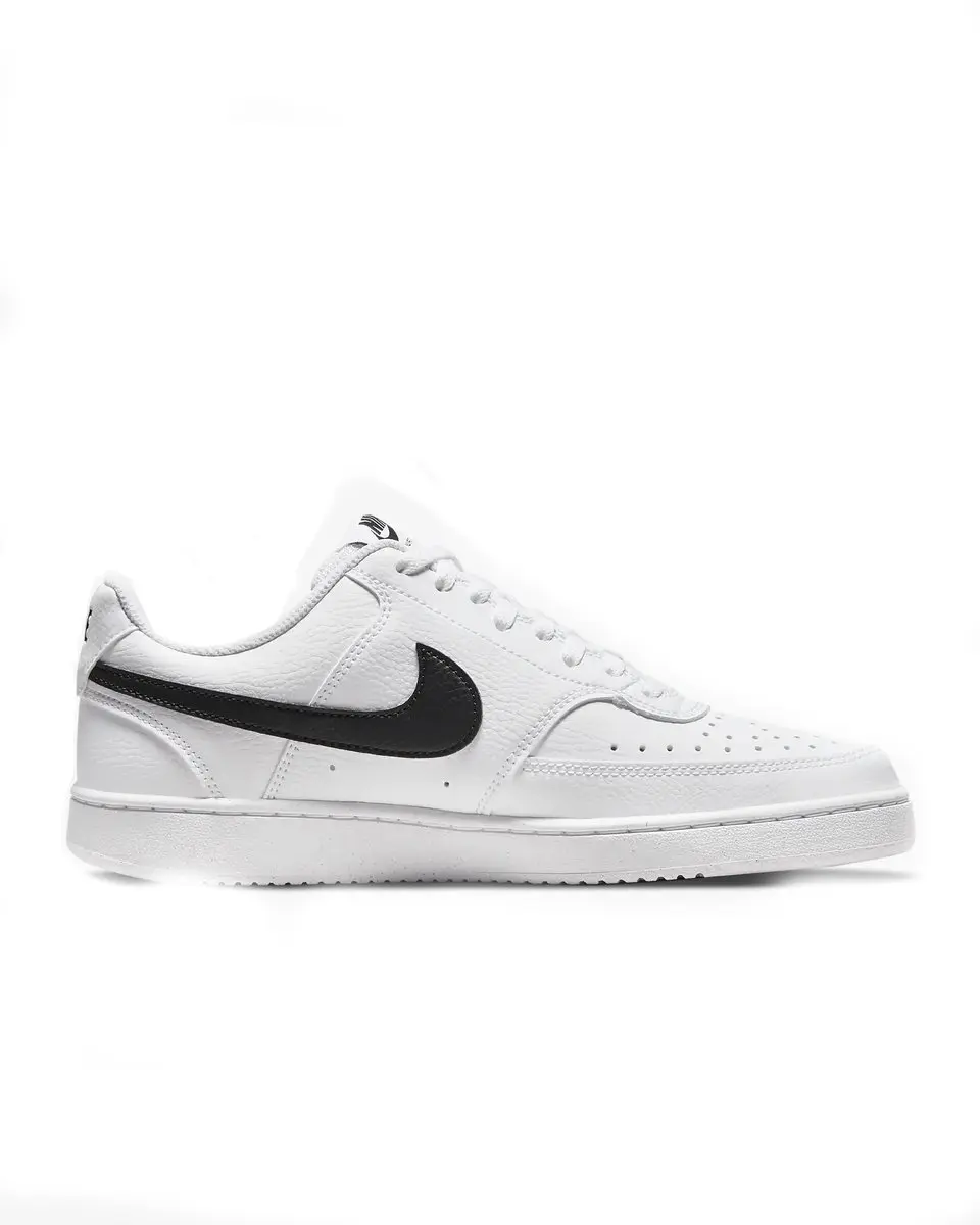 Nike Court Vision Low Next Nature Dames Sneakers - 41 - Wit/Zwart - afbeelding 2 van 6