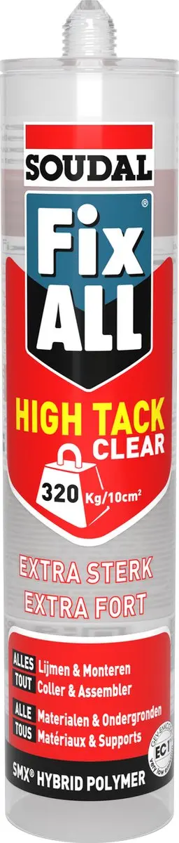 Soudal Fix All High Tack Transparant 290ml