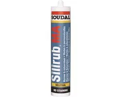 Soudal Silirub Ma Transparant 300ml - afbeelding 2 van 2