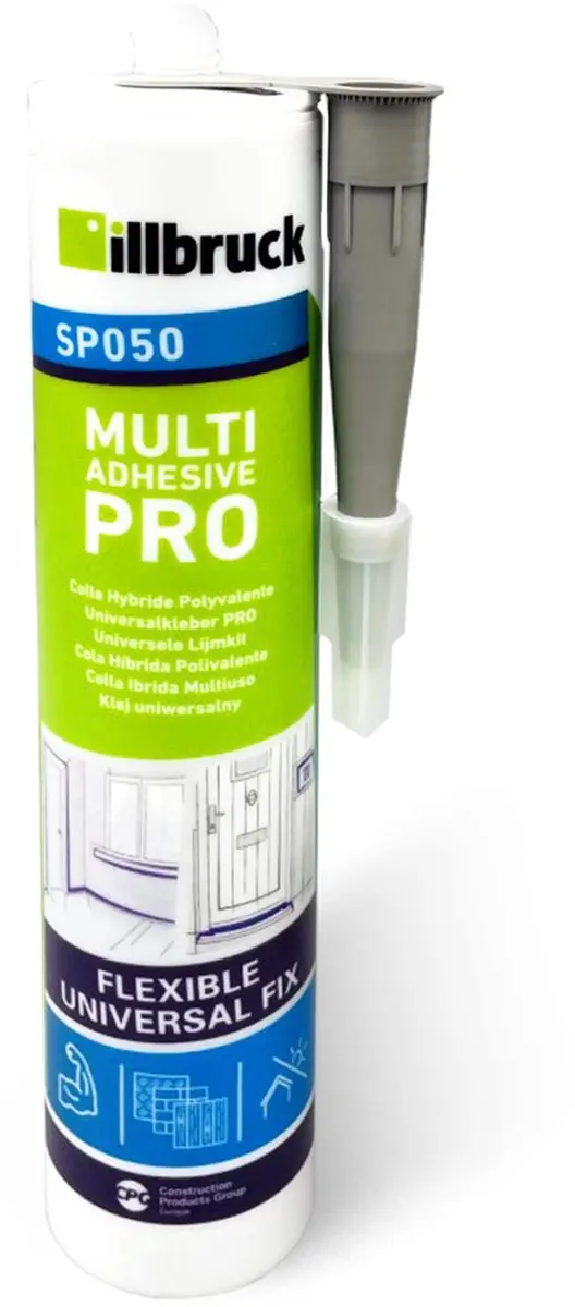 Illbruck SP050 MULTI ADHESIVE PRO Universele Lijmkit 310ml - Zwart