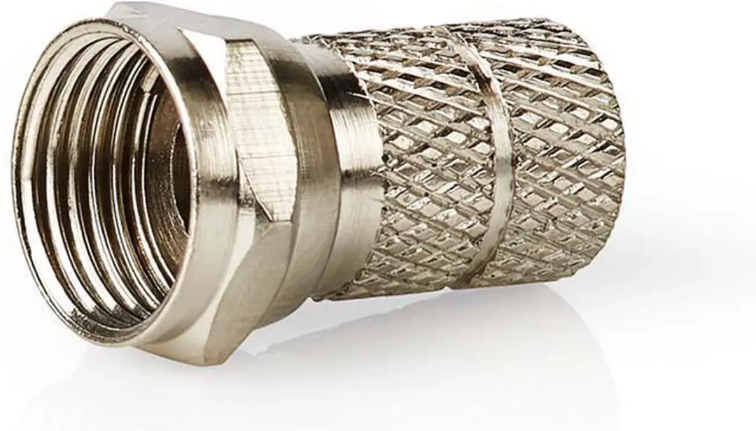 Nedis F-Connector recht male 5.5mm zilver 5 stuks - afbeelding 3 van 6