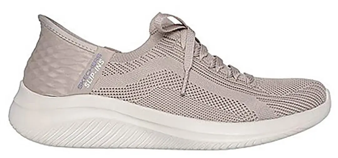 Skechers Ultra Flex 3.0 Hands Free Slip-Ins Dames Sneaker - Taupe 40 - afbeelding 5 van 6