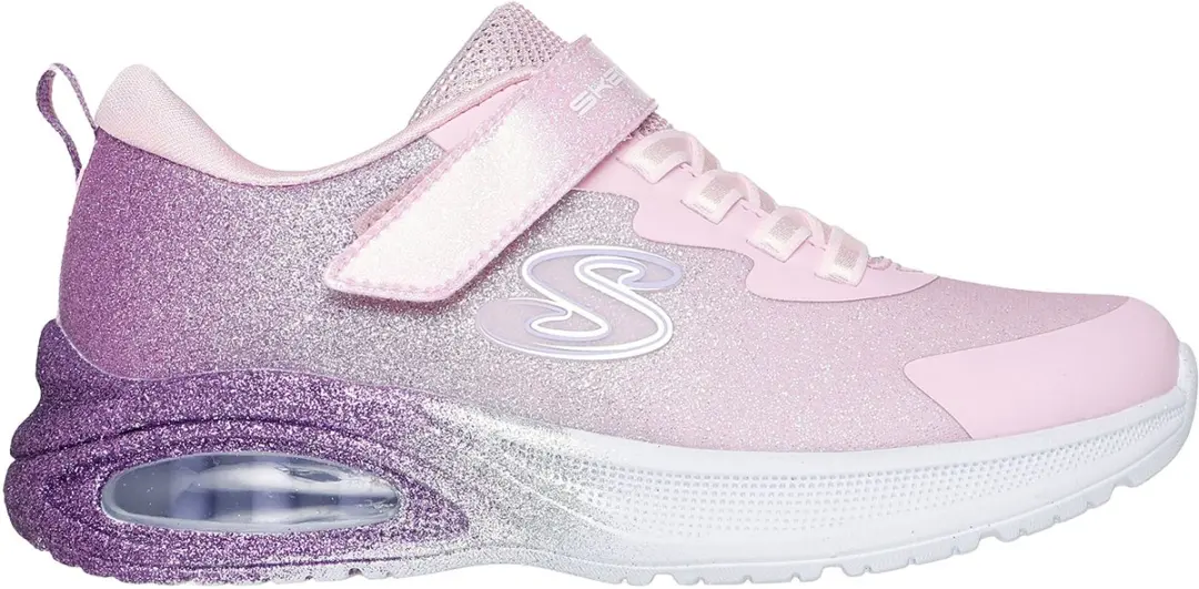 Skechers Meisjes Microspec Max Advance Glitz Gala Sneakers Roze
