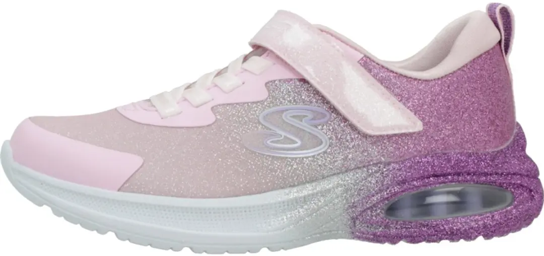 Skechers Meisjes Microspec Max Advance Glitz Gala Sneakers Roze