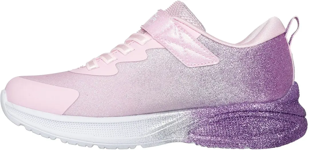 Skechers Meisjes Microspec Max Advance Glitz Gala Sneakers Roze