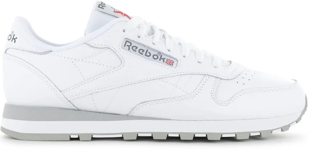 Reebok Classic Leather - Heren Sneakers Schoenen Leer Wit 100008789 , Maat: EU 40.5 UK 7