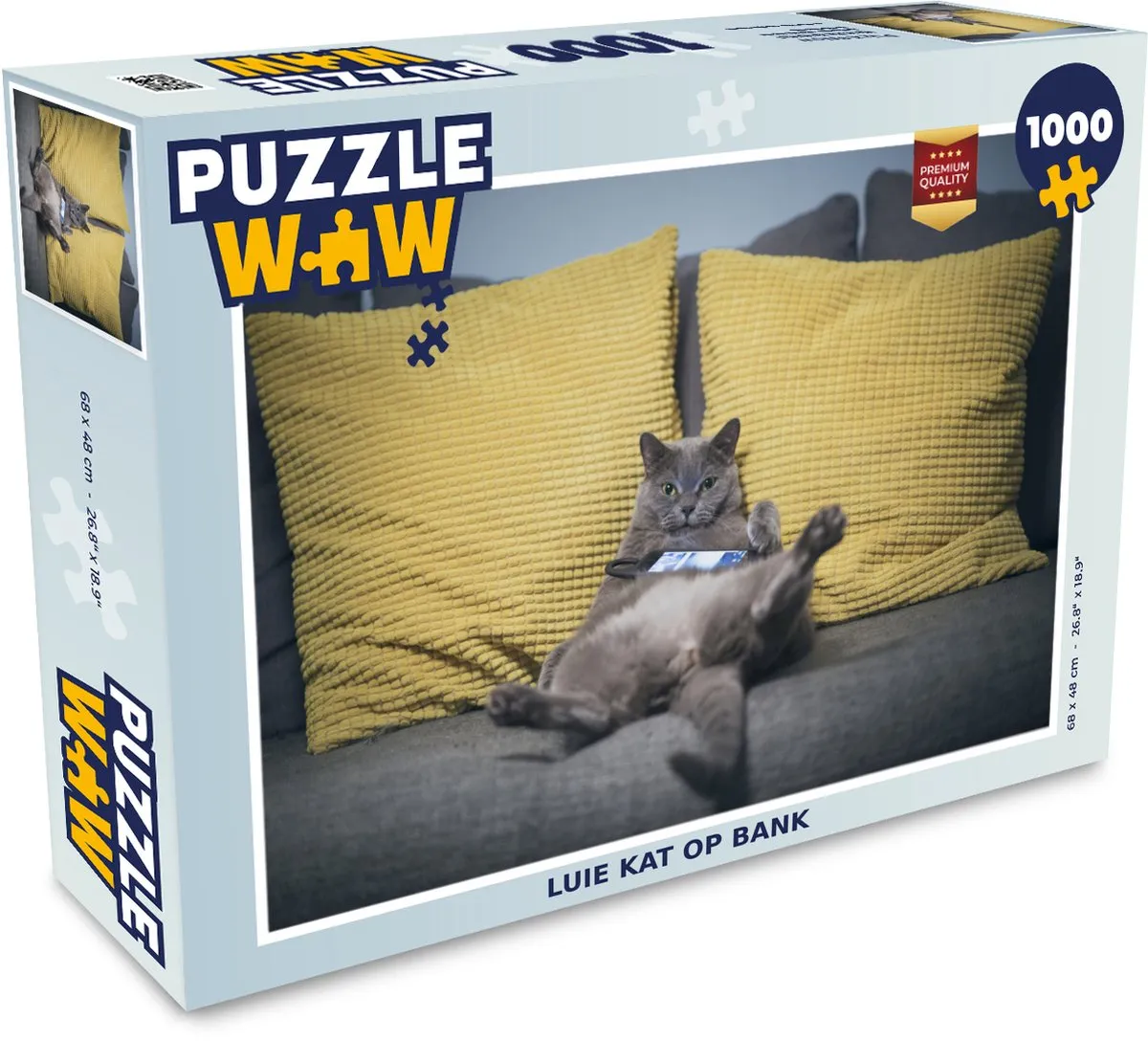 PuzzleWow Lui Legpuzzel 1000 Stuks - Multicolor