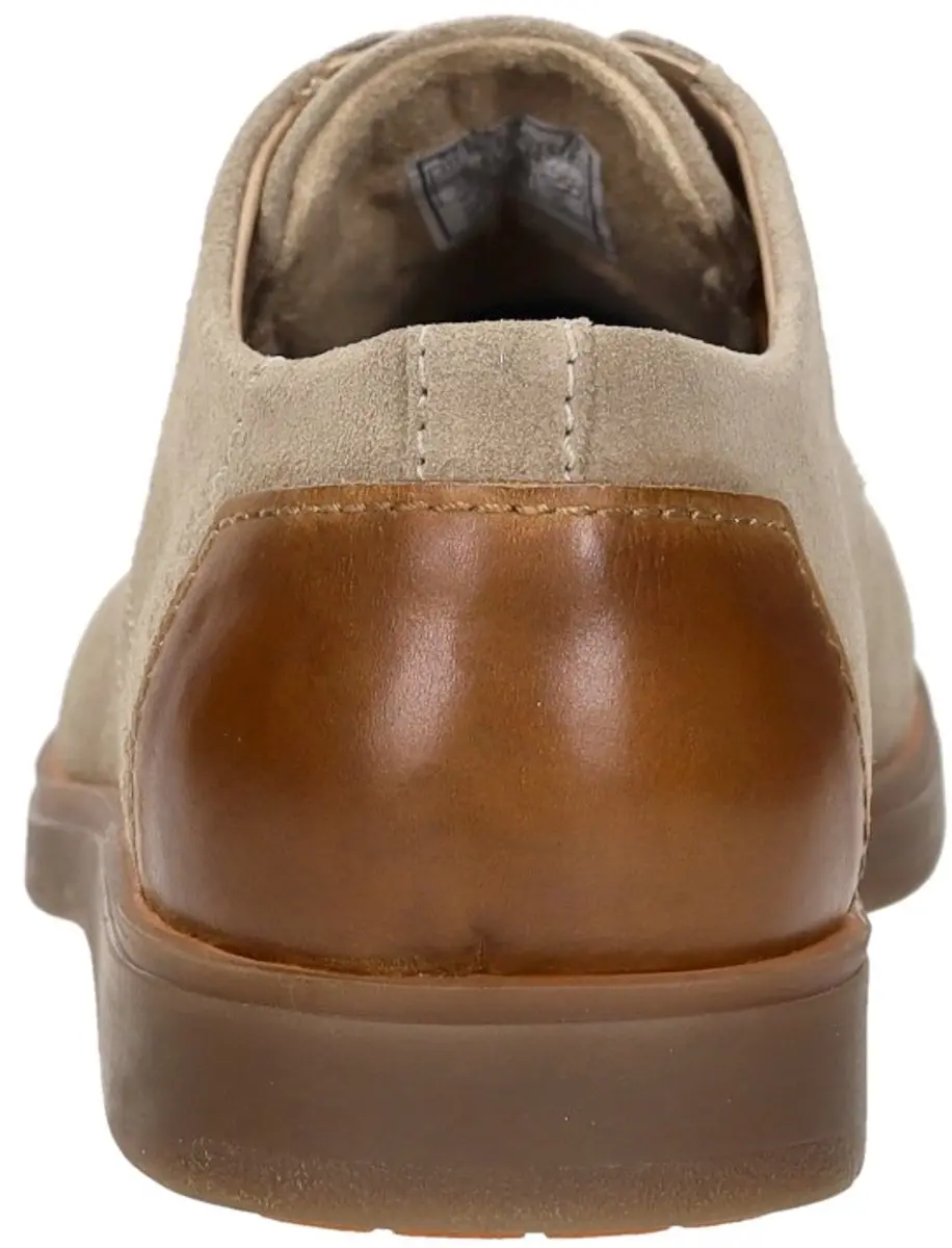 Bugatti Lewis Veterschoenen Beige - Suede - Maat 44 - afbeelding 5 van 6