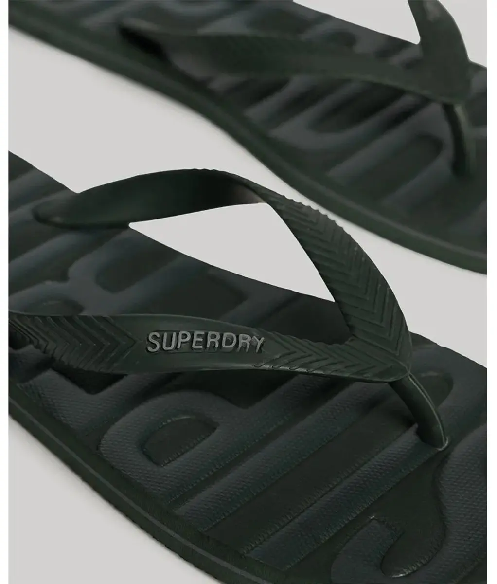 Superdry Vegan Vintage Heren Slippers - Maat 42-43 - Surplus Olive - afbeelding 6 van 6