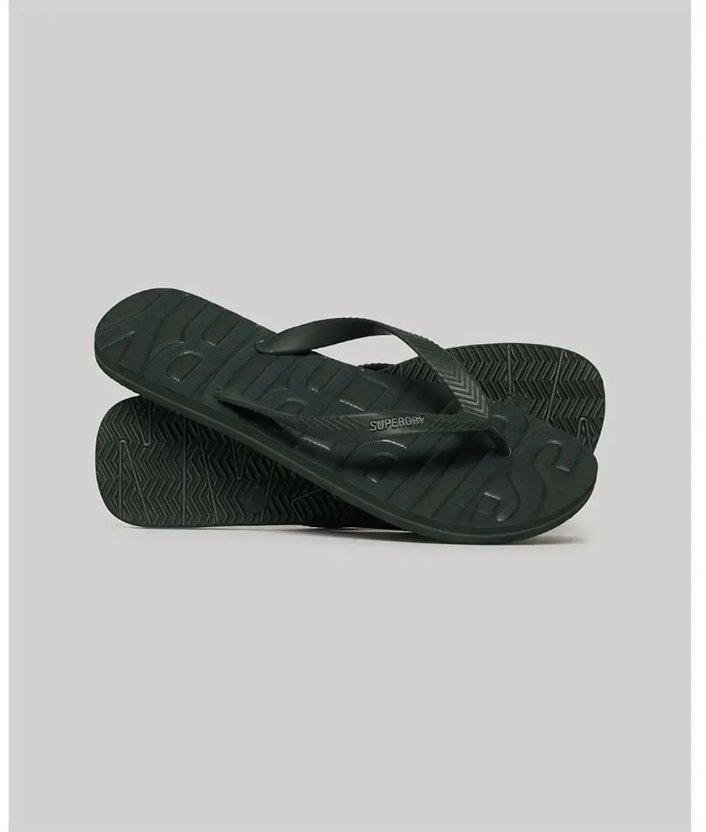 Superdry Vegan Vintage Heren Slippers - Maat 42-43 - Surplus Olive - afbeelding 2 van 6