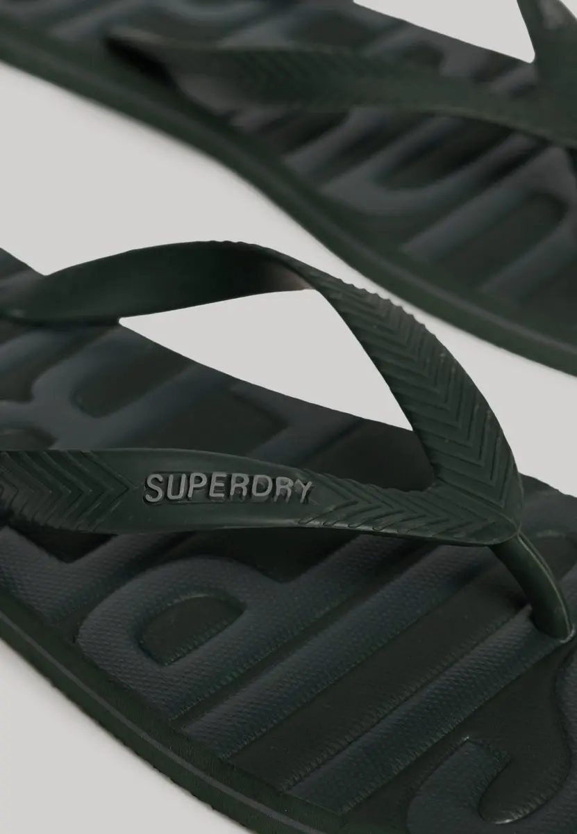 Superdry Vegan Vintage Heren Slippers - Maat 42-43 - Surplus Olive - afbeelding 3 van 6