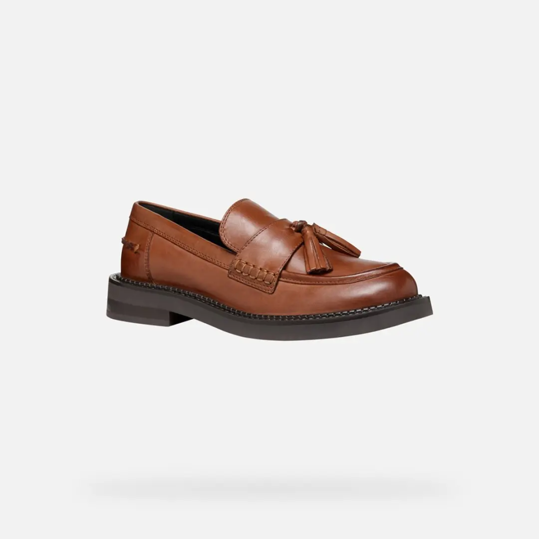 Geox Serilda Loafers - Lichtbruin - Maat 36 - afbeelding 3 van 6