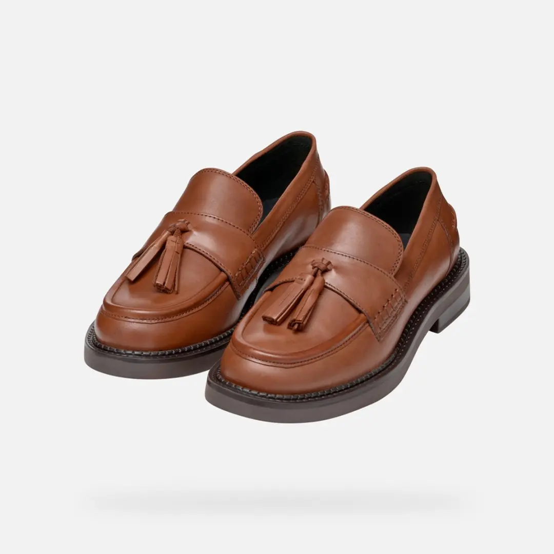 Geox Serilda Loafers - Lichtbruin - Maat 36 - afbeelding 2 van 6