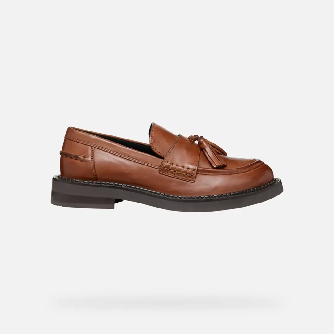 Geox Serilda Loafers - Lichtbruin - Maat 36 - afbeelding 4 van 6