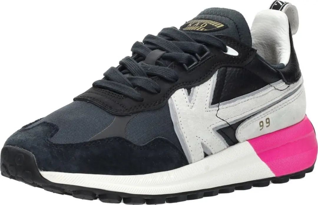 Kaotiko Detroit 99 Dames Sneakers - Zwart - Maat 37 - afbeelding 5 van 6